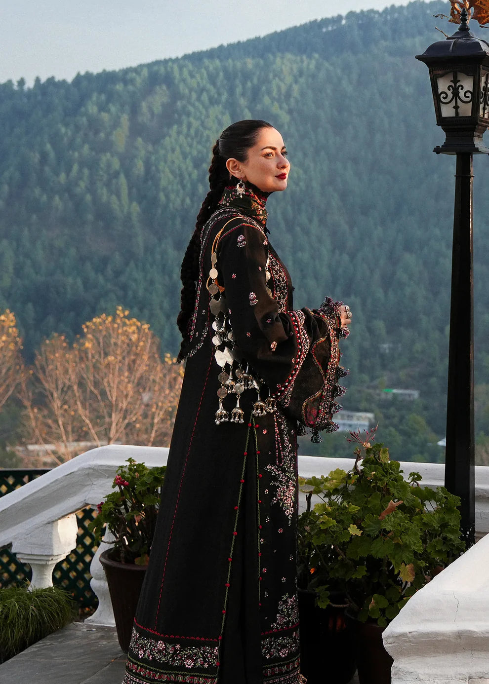 Dhanak Embroidered 3-Piece 2077