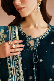 7009 - JZ Embroidered Velvet 3-Piece Dress