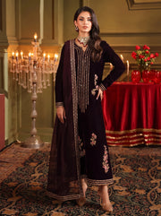 Shirin Velvet 3 Piece D-2008