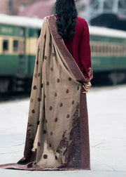 Dhanak Embroidered 3-Piece 2078