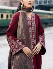 Dhanak Embroidered 3-Piece 2078