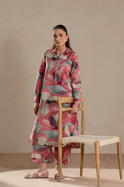 Silk Printed 2-Piece Dress D-730
