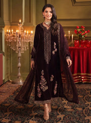 Shirin Velvet 3 Piece D-2008