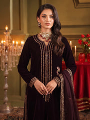Shirin Velvet 3 Piece D-2008