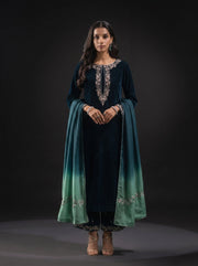 Shahkar Velvet 3 Piece D-2002