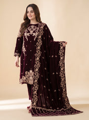 Roxana Velvet 3 Piece D-2007