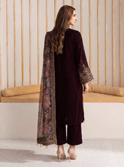 Zarnigar Velvet 3 Piece D-2001