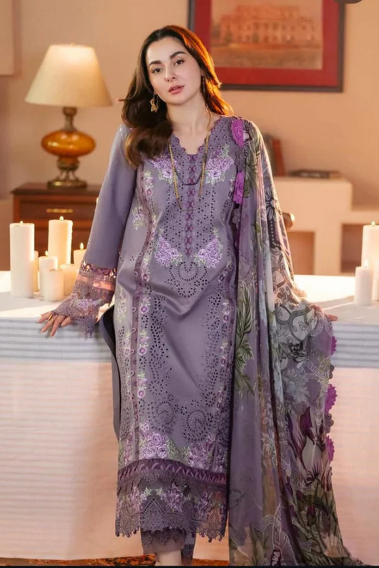 Lawn Dress D- 022