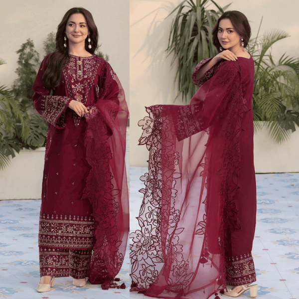 Asim Jofa 3-Piece Embroidered Lawn D- 583