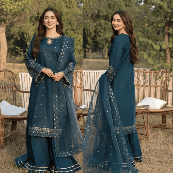 ZaraShahJahan -3PCs Embroidered Lawn Dress - 605