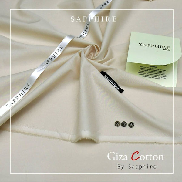 Sapphire Giza Cotton Men Collection - Cream