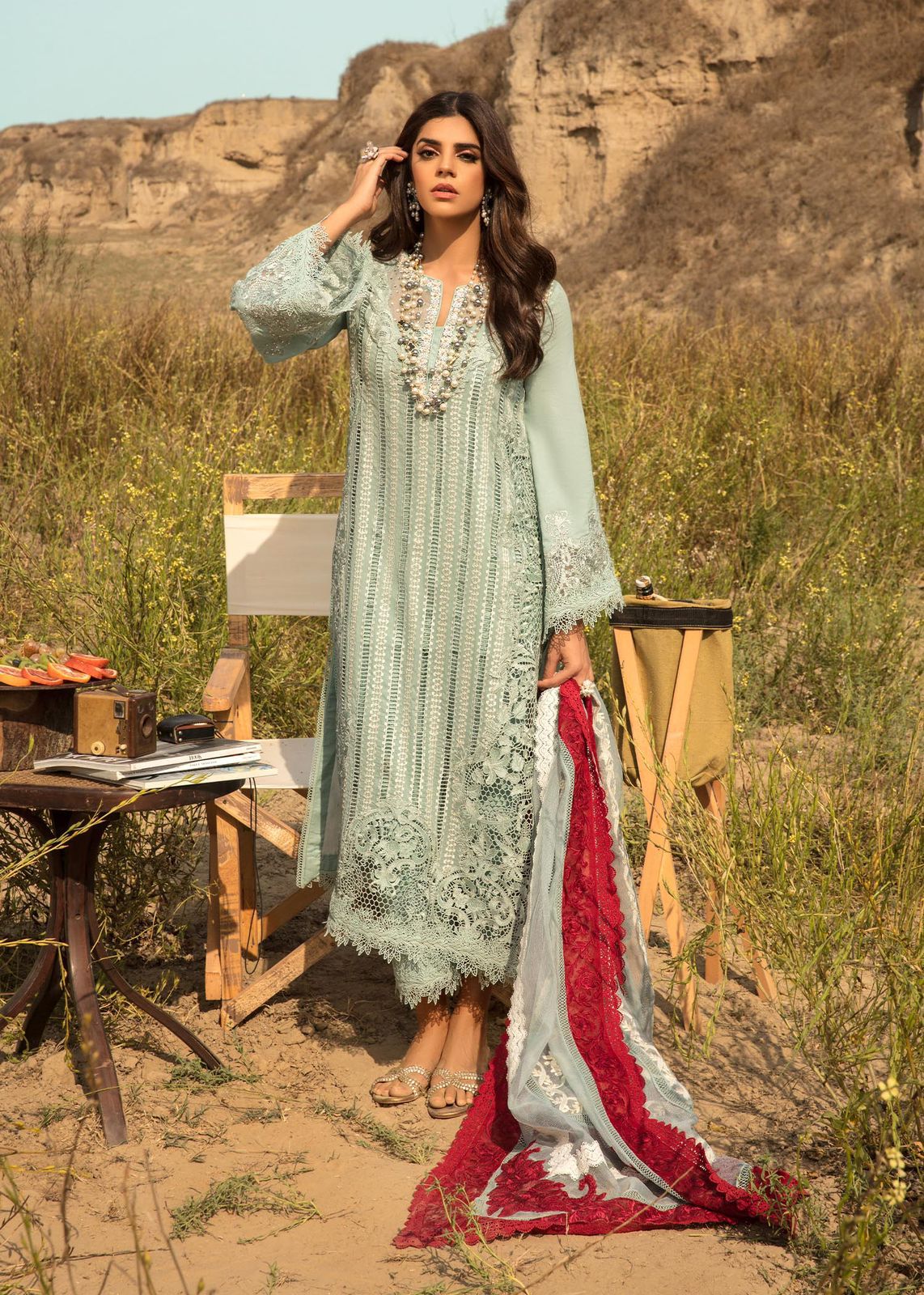 Lawn Dress D-1041