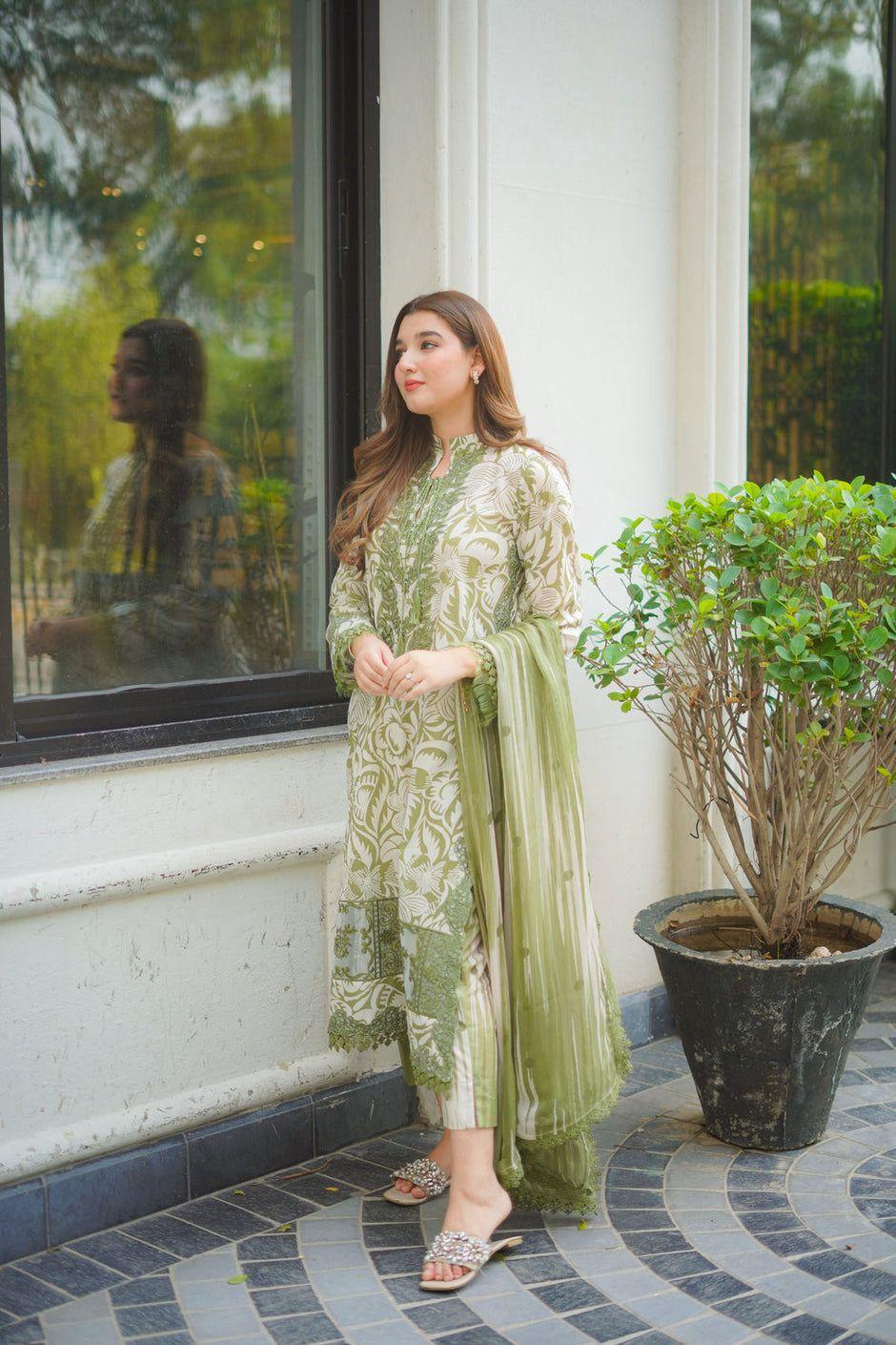 Lawn Dress D-1037