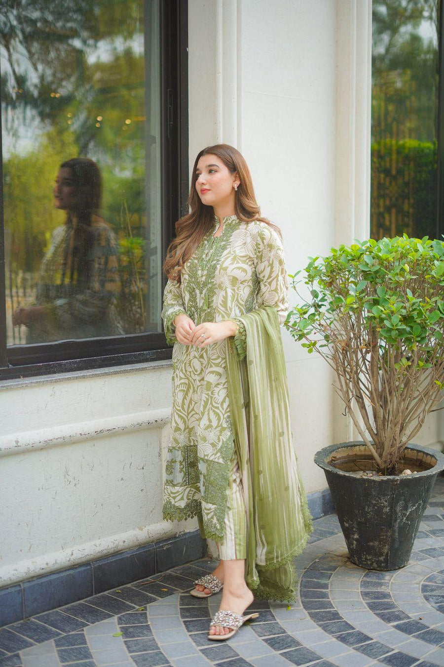 Lawn Dress D-1037