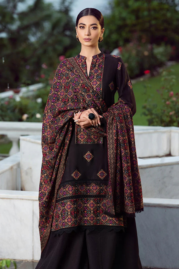 Dhanak 3-Piece Embroidered Dress D-GD 9102