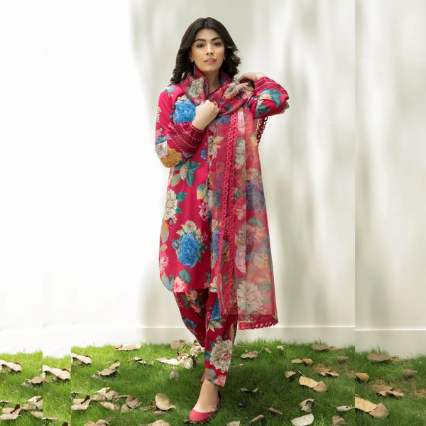 3-PC lawn printed Dress Deals of the Days AML-A47