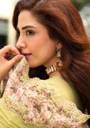 Eid Collection Lawn 3-Piece Dress D-5002