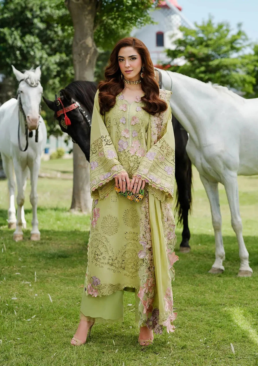 Eid Collection Lawn 3-Piece Dress D-5002