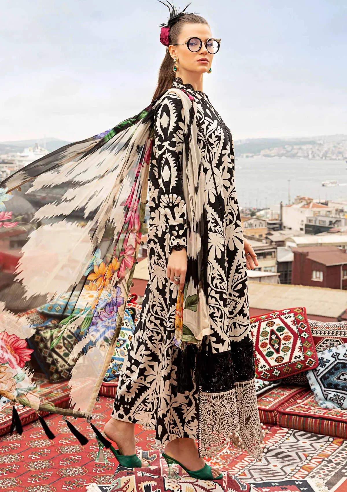 Lawn Dress K-4045