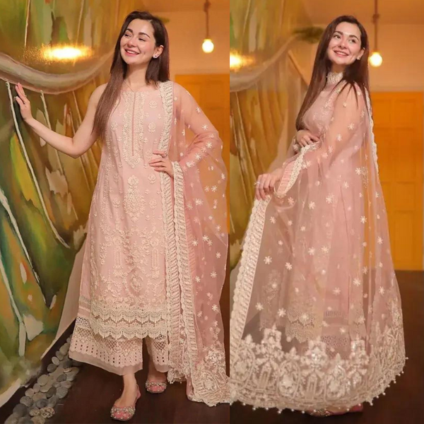 MariaB 3-Piece Embroidered Lawn D- 513