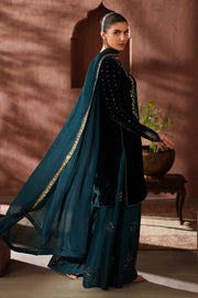 Gulnaz Velvet 3 Piece D-2022